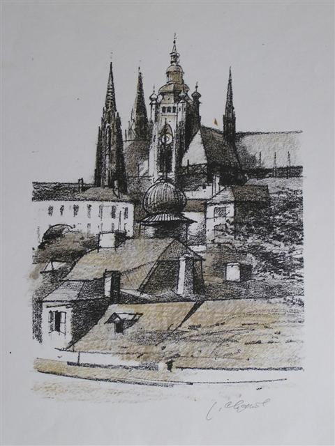 Fotografie z výstavy 2 – Praha a česká krajina očima českých malířů